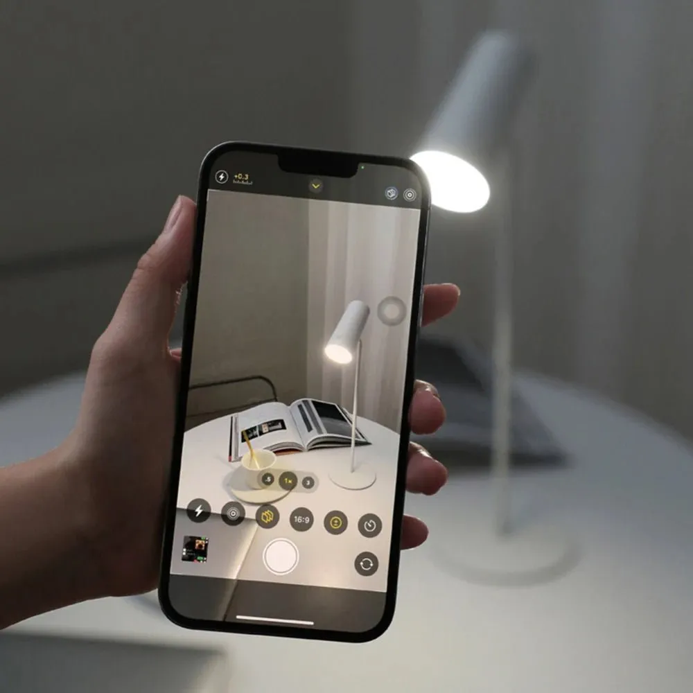 LED Desk Lamp with Dimmable Touch Control – USB-Powered Table Light Perfect for Reading, Relaxing, and Creating a Cozy Bedroom Ambiance!