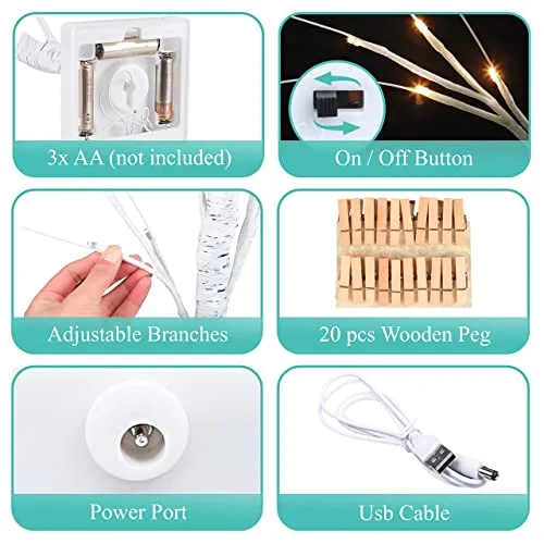 Led Gifting Tree and Money Tree Gift Holder for Cash Bar Mitzvah Gifts and More