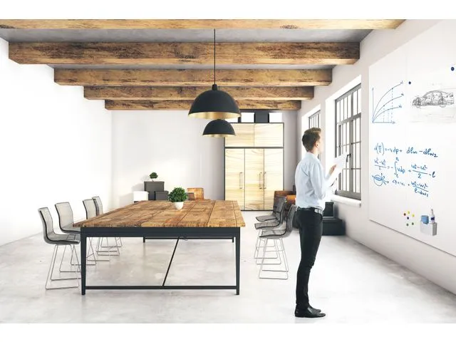 Legamaster Wall-up Whiteboard 200x119.5 cm