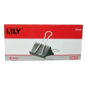 Lily Binder Clips 19 mm x12