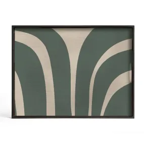 <font color="#ff0000">FLOOR MODEL</font><br> Slate Curves Tray