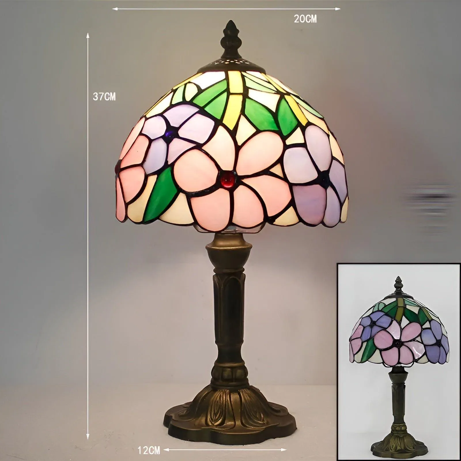 LuxeTiffany Light - Retro Baroque LED Wandleuchte