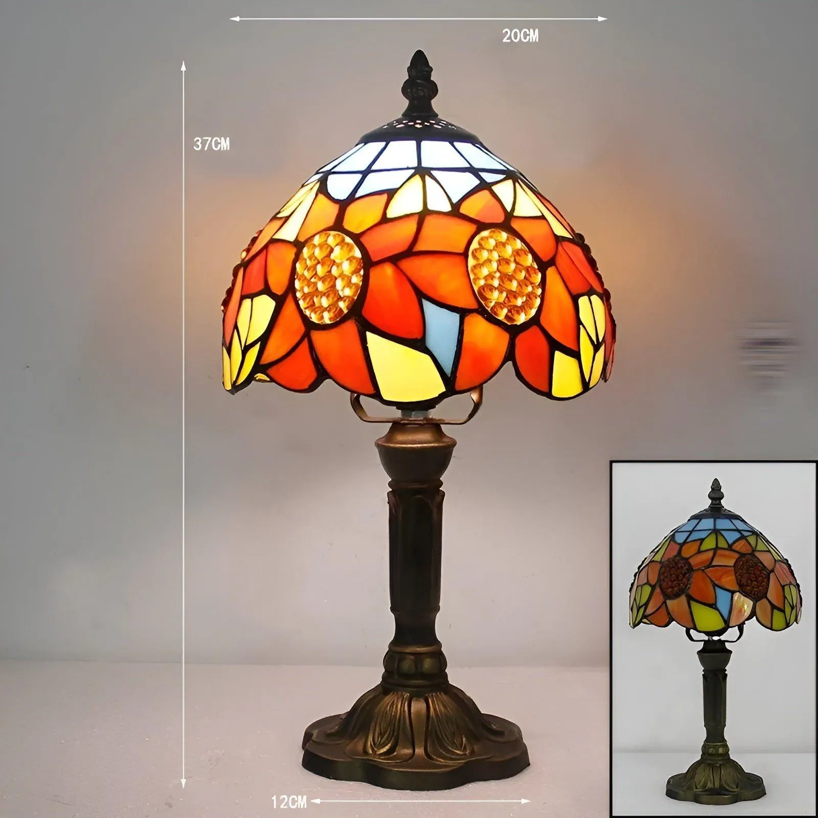 LuxeTiffany Light - Retro Baroque LED Wandleuchte