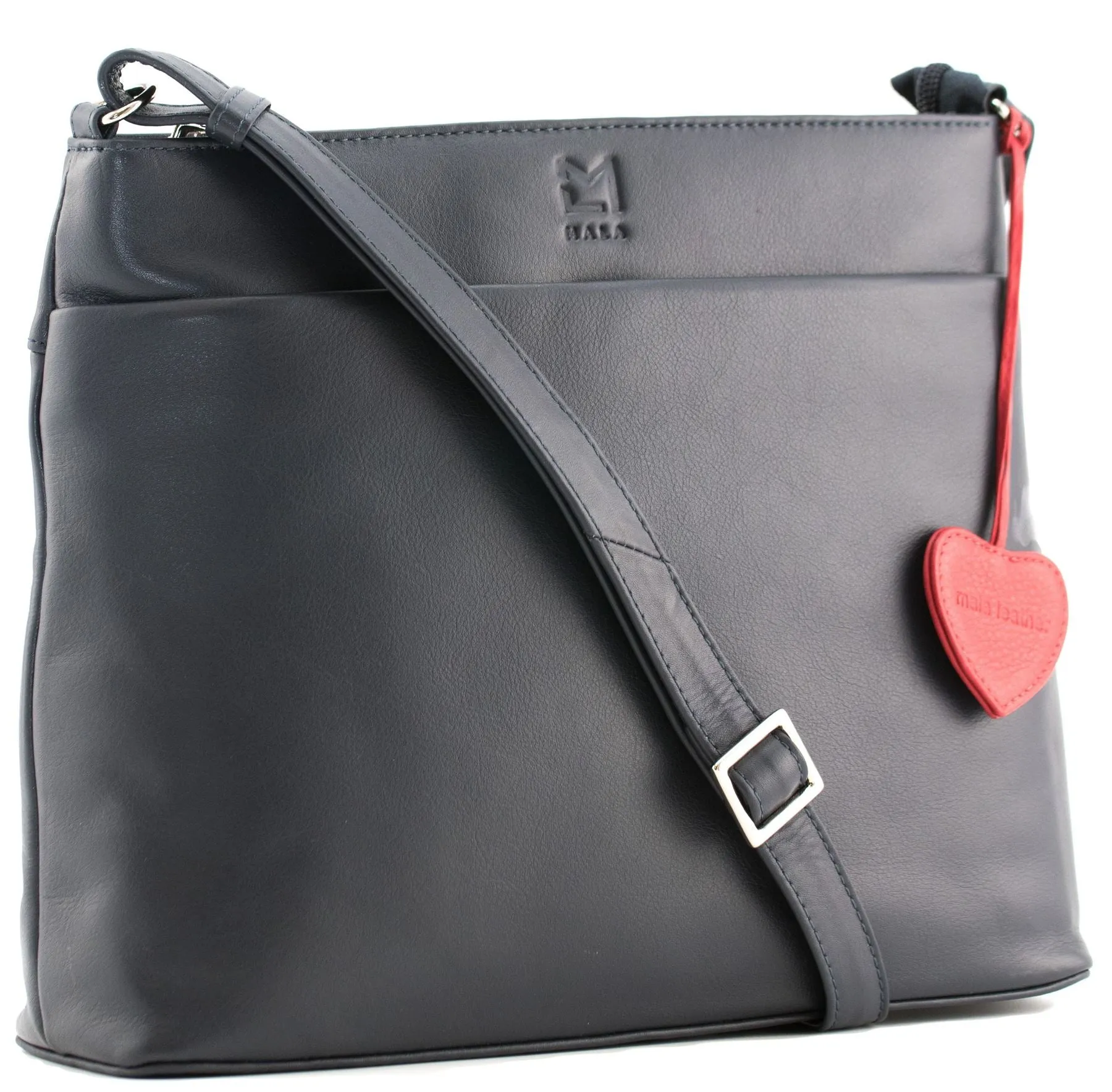 Mala Leather Anishka Collection Classic Leather Shoulder/Cross Body Bag 7346_75