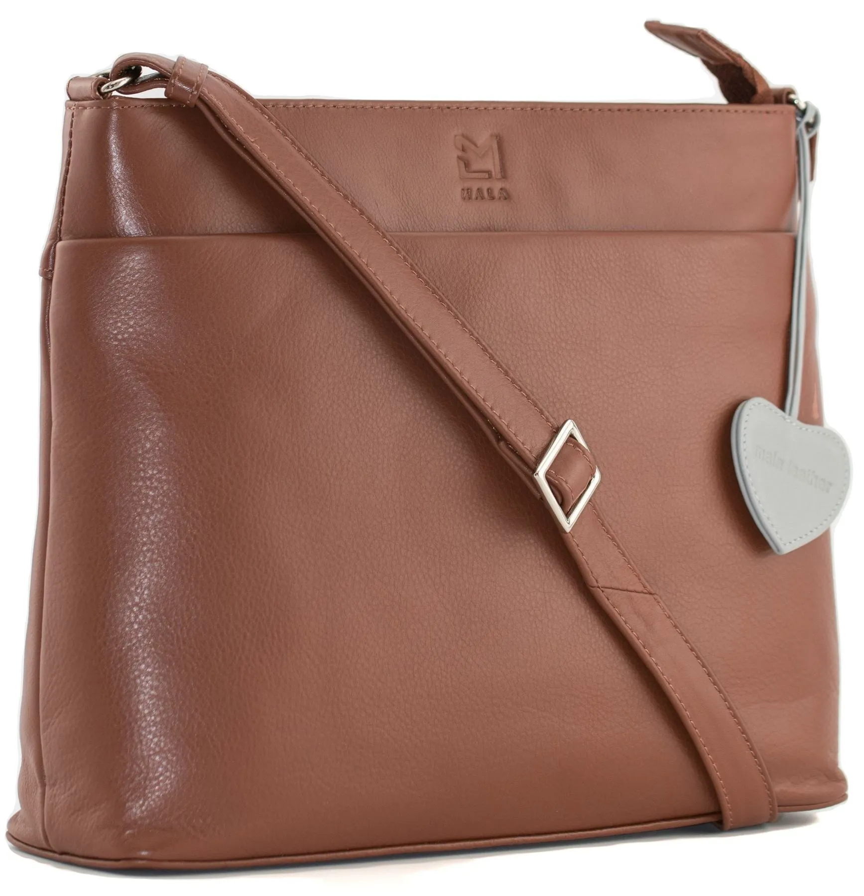 Mala Leather Anishka Collection Classic Leather Shoulder/Cross Body Bag 7346_75