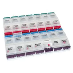 Medtime Planner 67583 7 Day Pill Organizer, Pack of 3