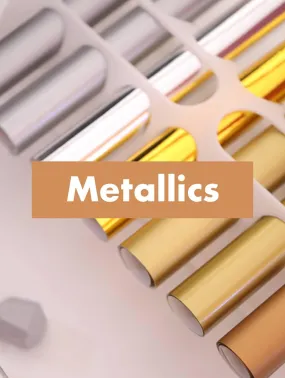 Metallics | Oracal 651 Hi-Lite Adhesive Vinyl Stickers for Cricut Cutting Machines 12x12