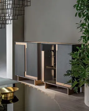 Modern Gloss Luxury Black Sideboard