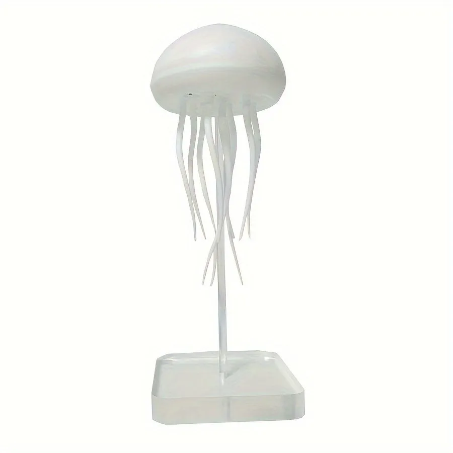 Modern Jellyfish Desk Lamps, USB Powered Adjustable Color Changing LED Night Light