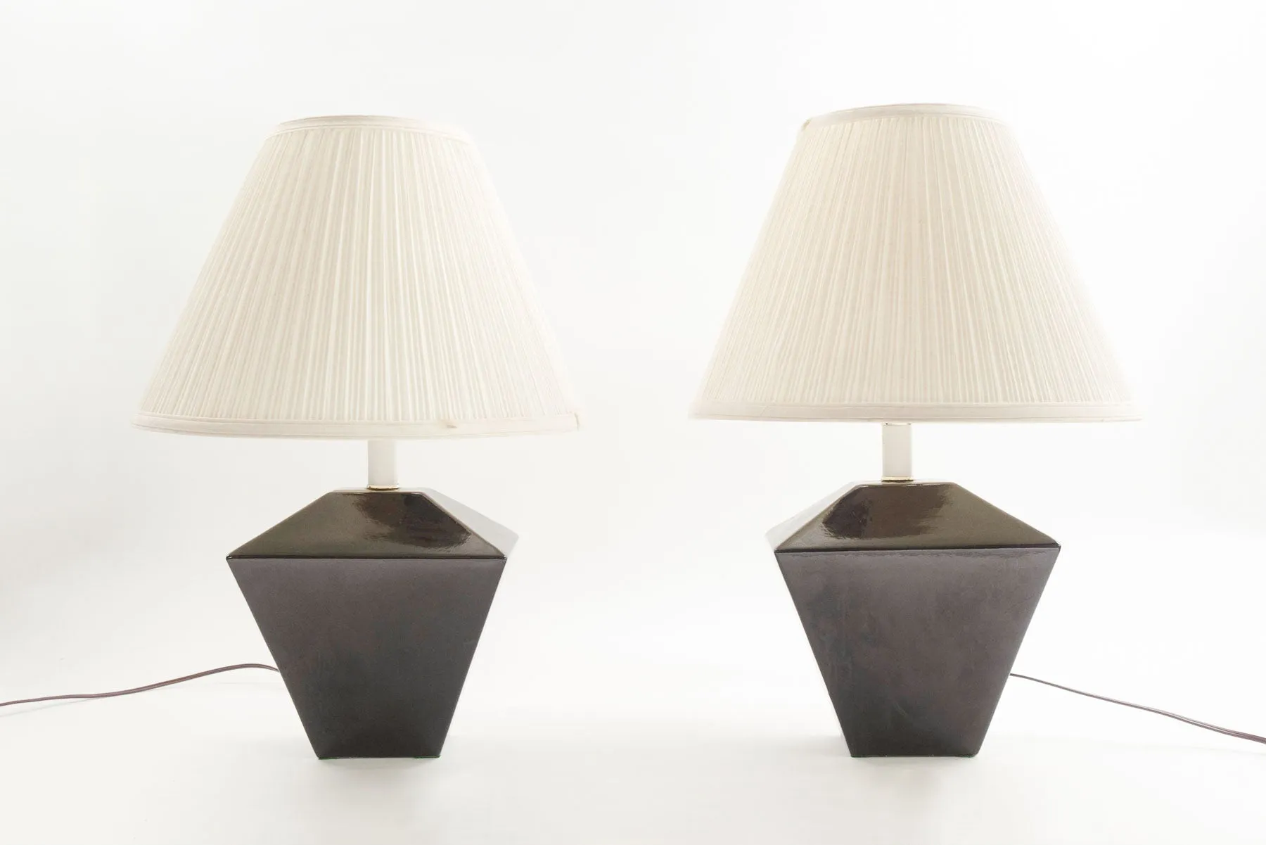 Modern Lamp Pair