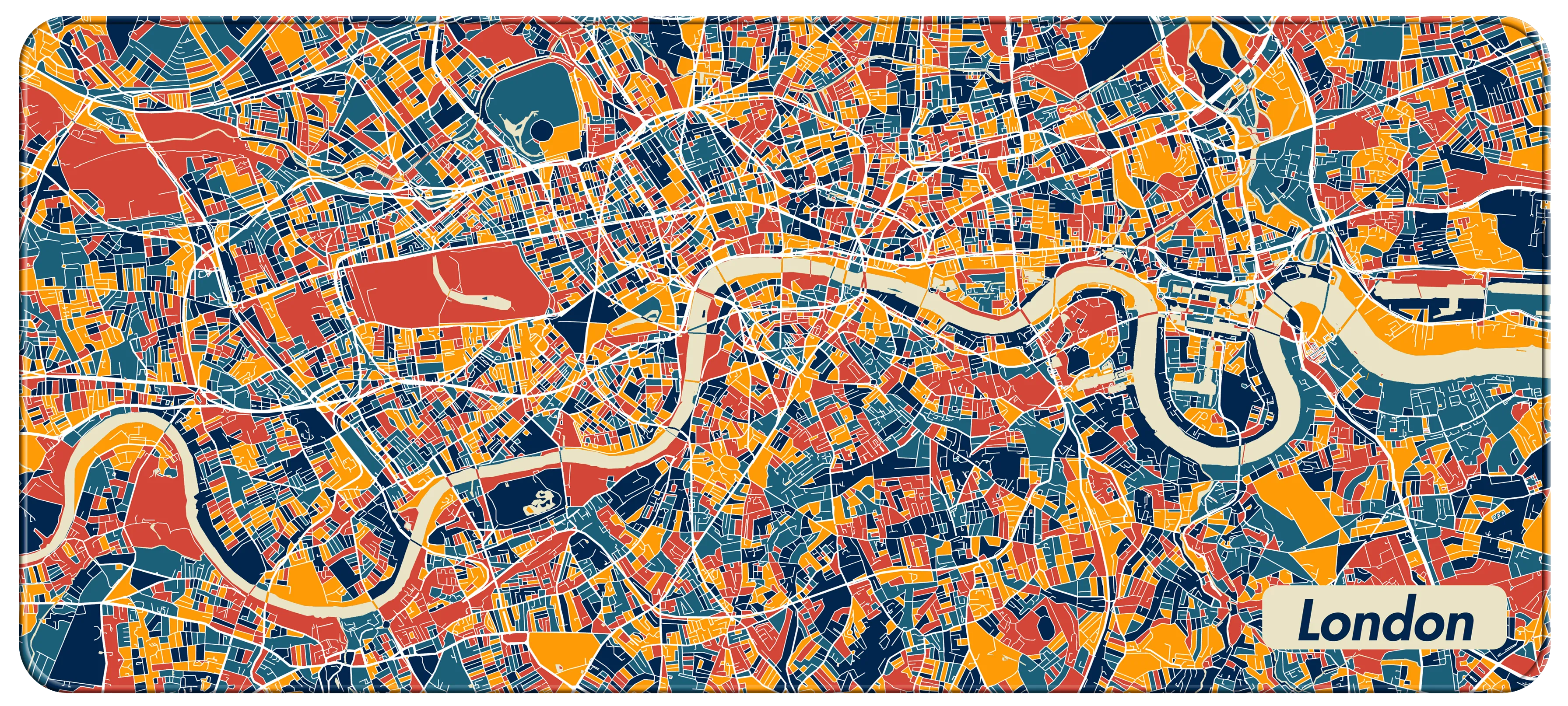 NANAMI DESIGN City Map Desk Mats