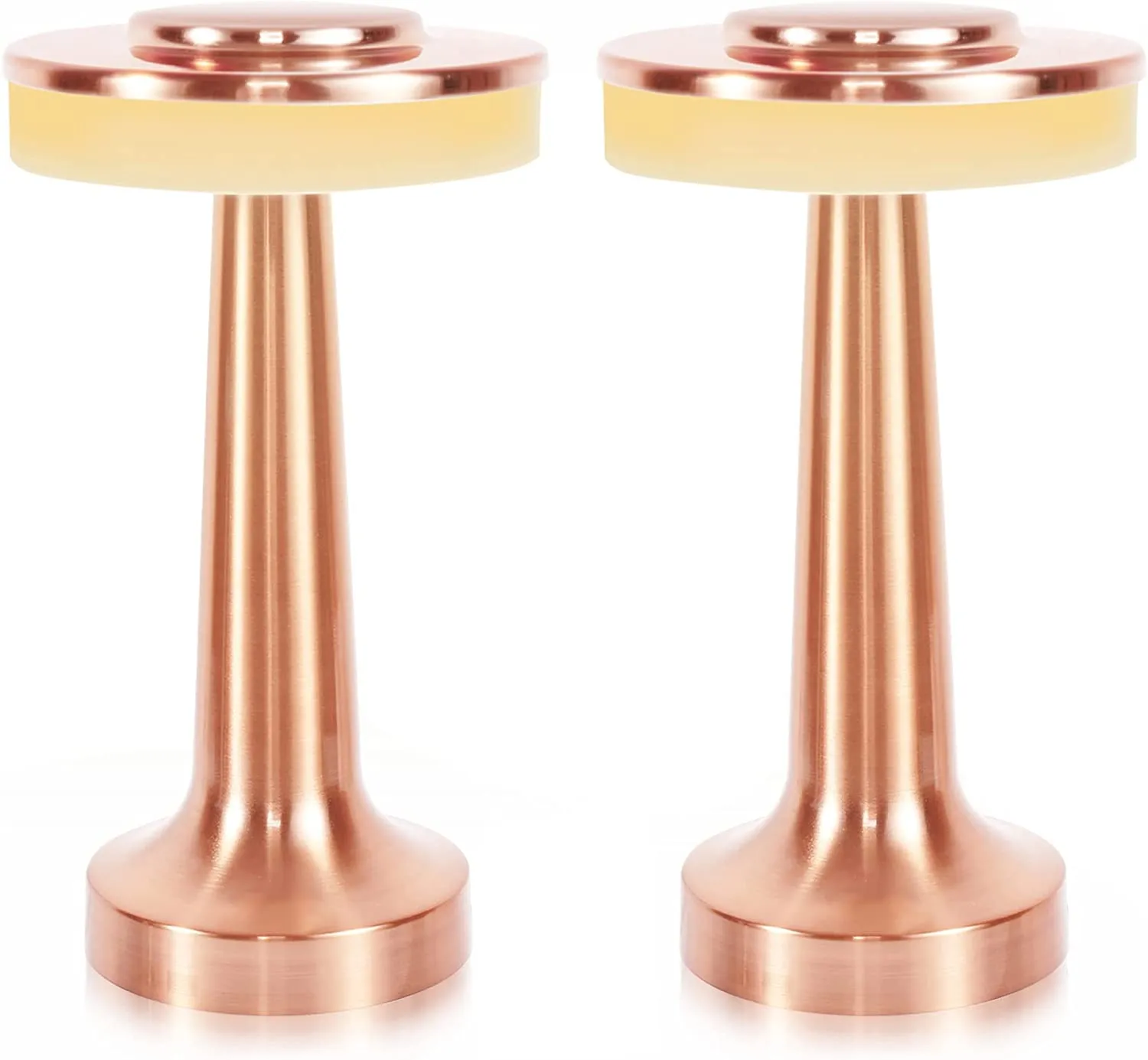 Nightstand Lamp Set of 2, Portable Table Sensor Control