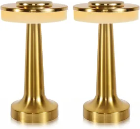 Nightstand Lamp Set of 2, Portable Table Sensor Control