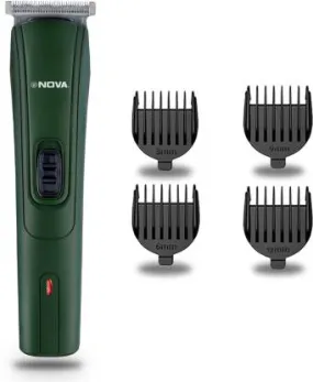 NOVA NHT 1039/03 USB Trimmer 45 min Runtime 5 Length Settings  (Green)