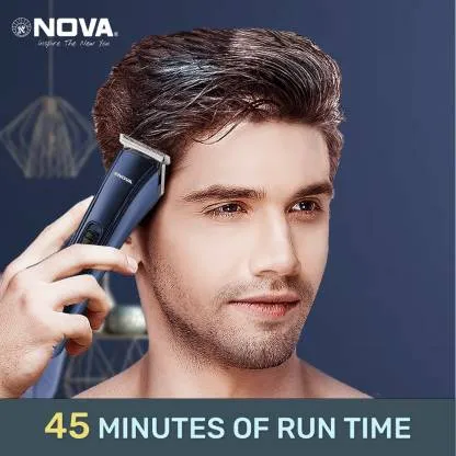 NOVA NHT 1039/05 USB Trimmer 45 min Runtime 5 Length Settings  (Blue)