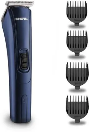 NOVA NHT 1039/05 USB Trimmer 45 min Runtime 5 Length Settings  (Blue)