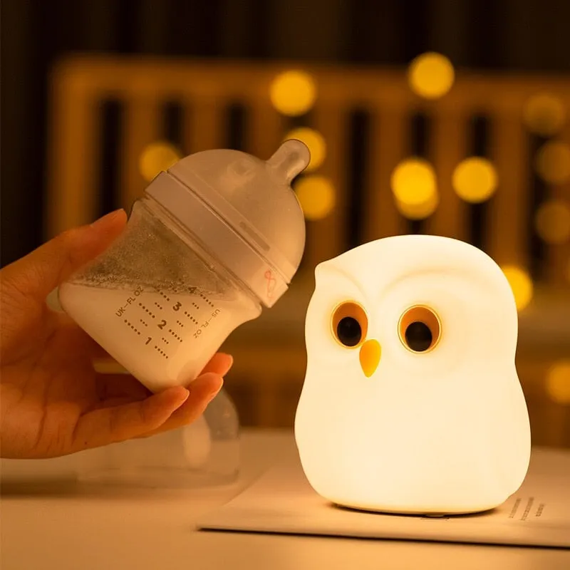 Owl Giraffe Rabbit Buddies LED Night Light Collection