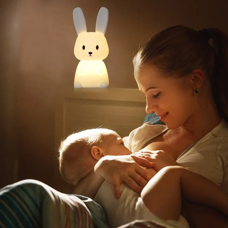 Owl Giraffe Rabbit Buddies LED Night Light Collection