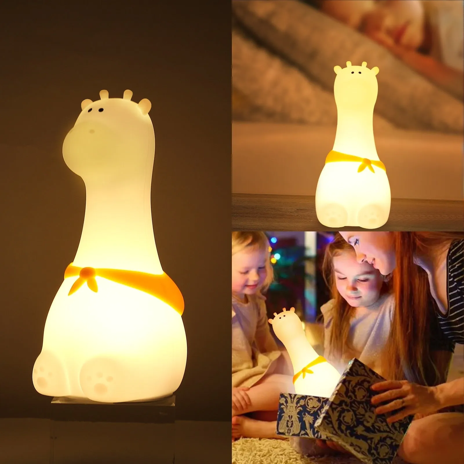 Owl Giraffe Rabbit Buddies LED Night Light Collection