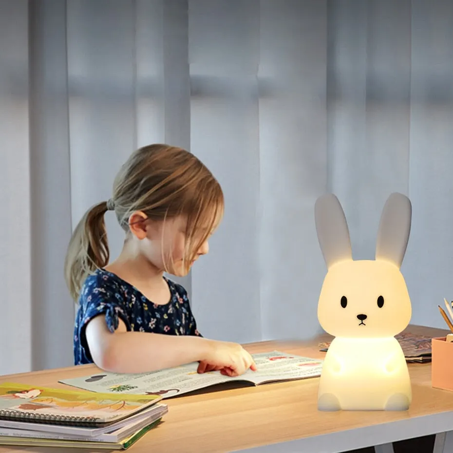 Owl Giraffe Rabbit Buddies LED Night Light Collection