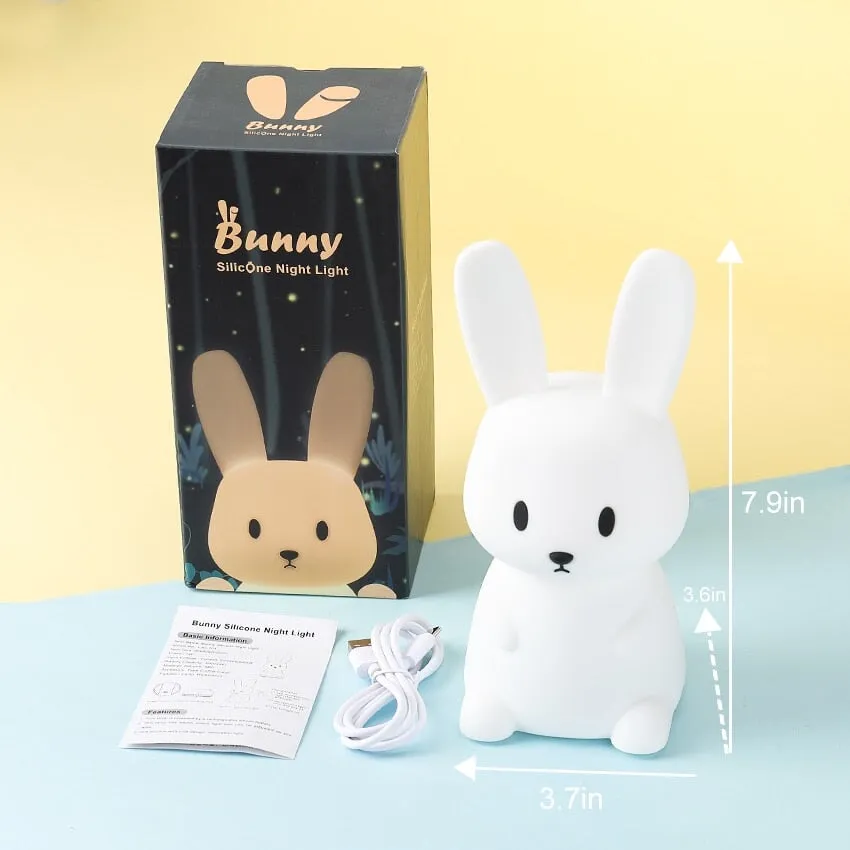 Owl Giraffe Rabbit Buddies LED Night Light Collection