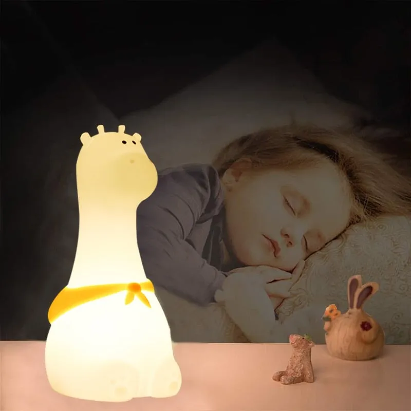 Owl Giraffe Rabbit Buddies LED Night Light Collection