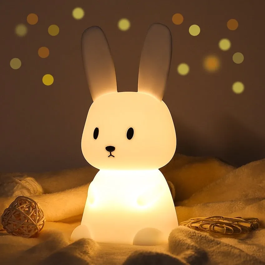Owl Giraffe Rabbit Buddies LED Night Light Collection