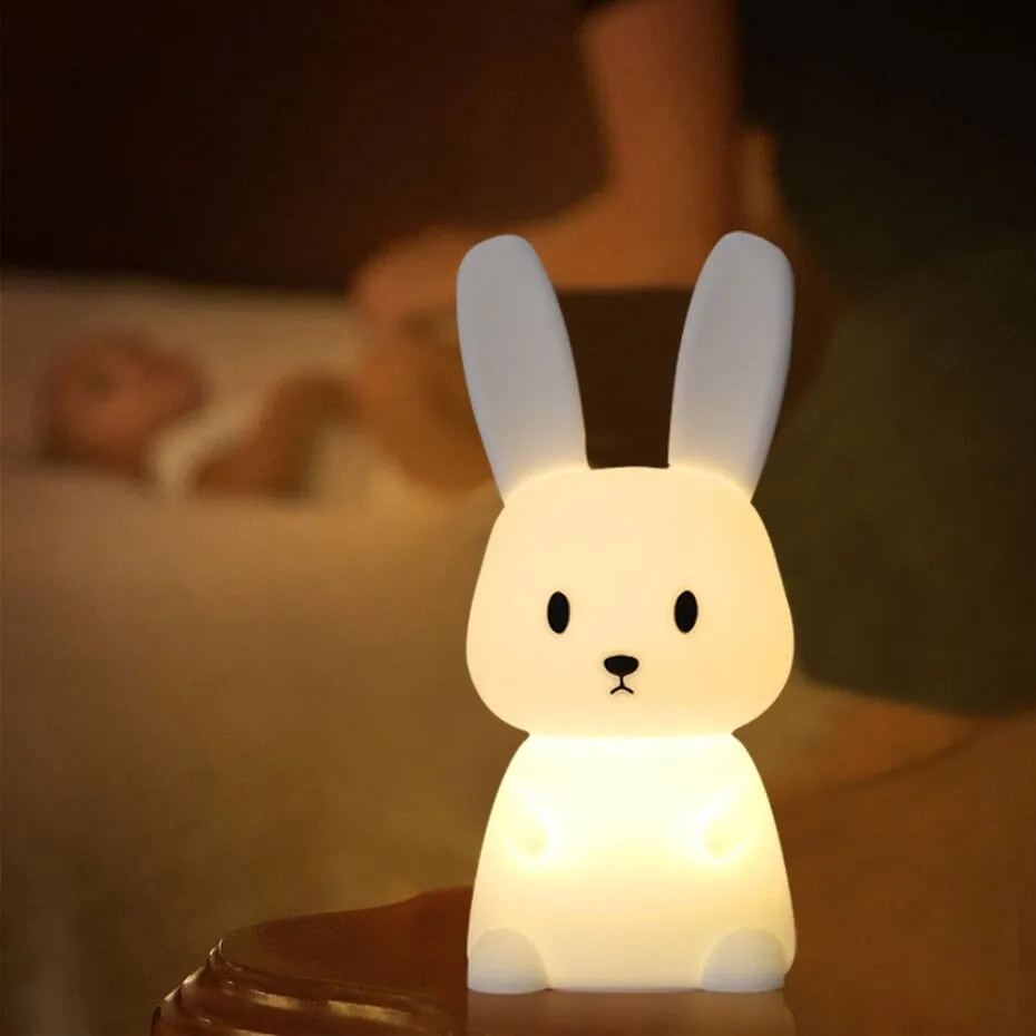 Owl Giraffe Rabbit Buddies LED Night Light Collection