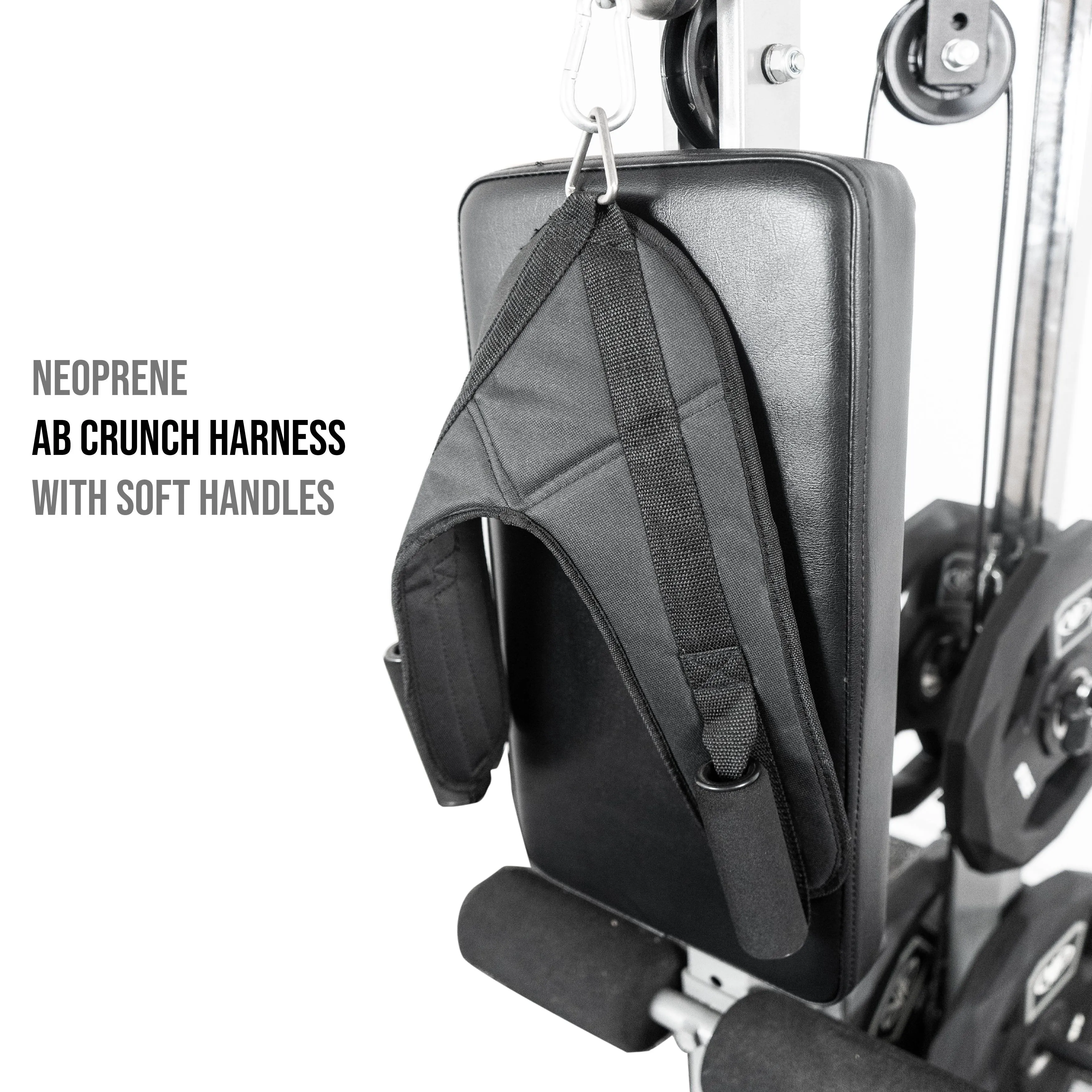 Plate Loaded Lat Pull Machine w/ Row and Ab Crunch