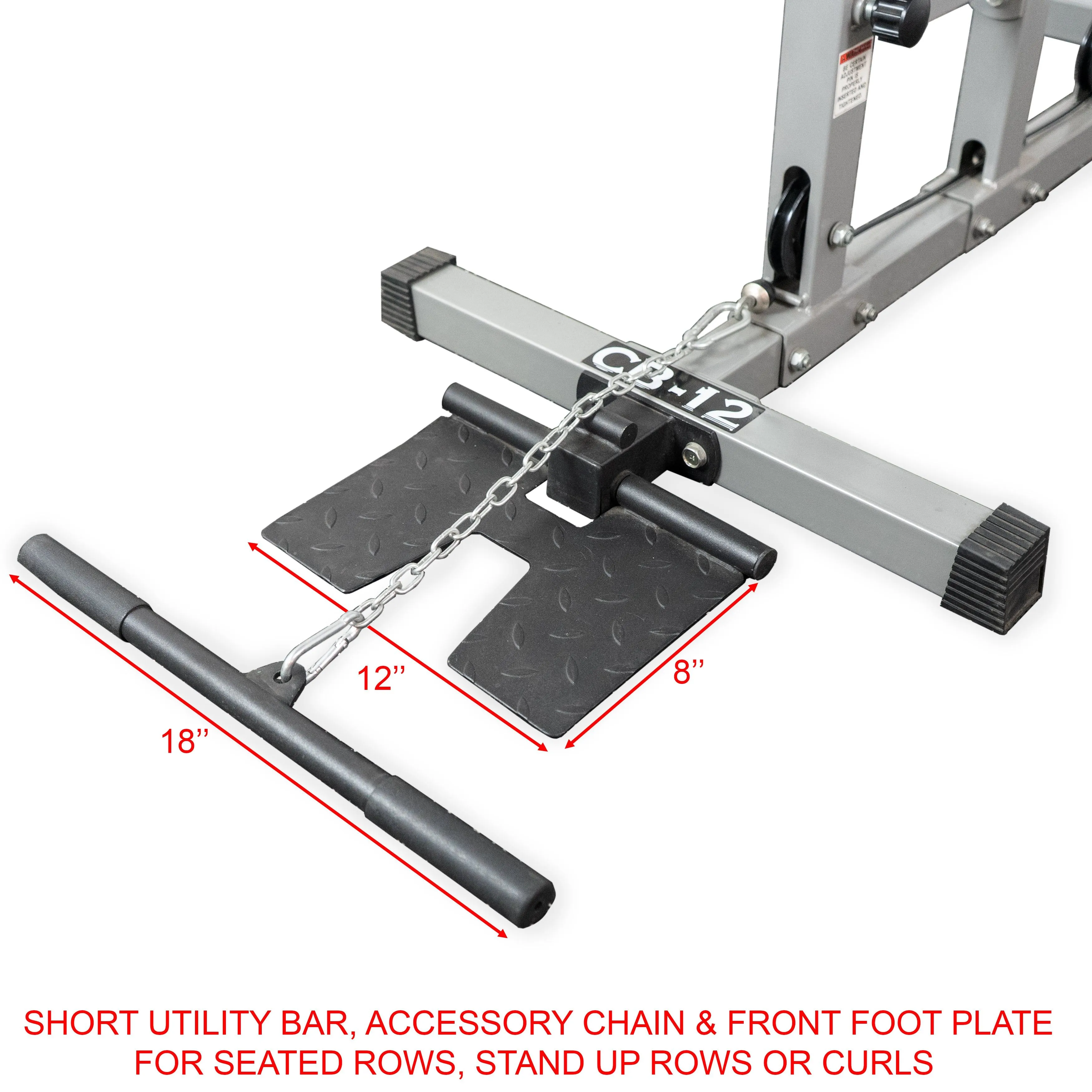 Plate Loaded Lat Pull Machine w/ Row and Ab Crunch