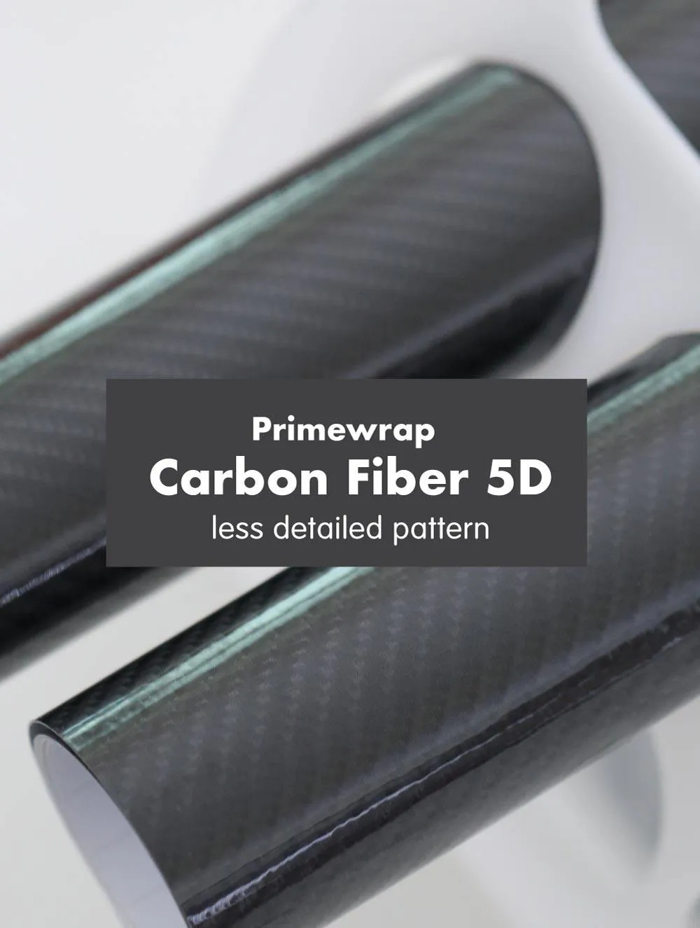 Primewrap Carbon Fiber Chrome Adhesive Vinyl Stickers 12x12