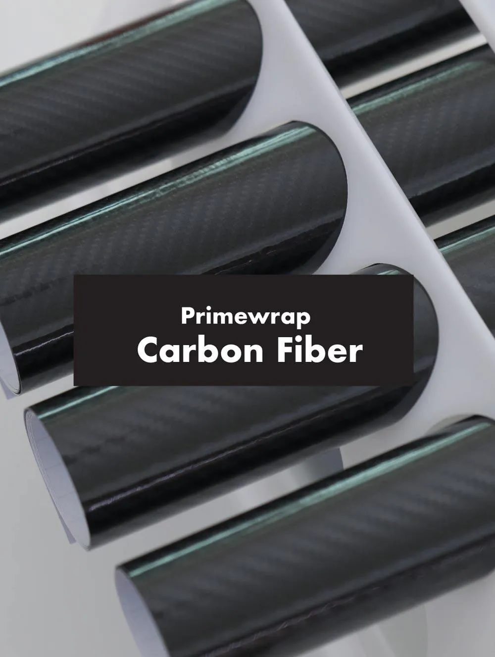 Primewrap Carbon Fiber Chrome Adhesive Vinyl Stickers 12x12