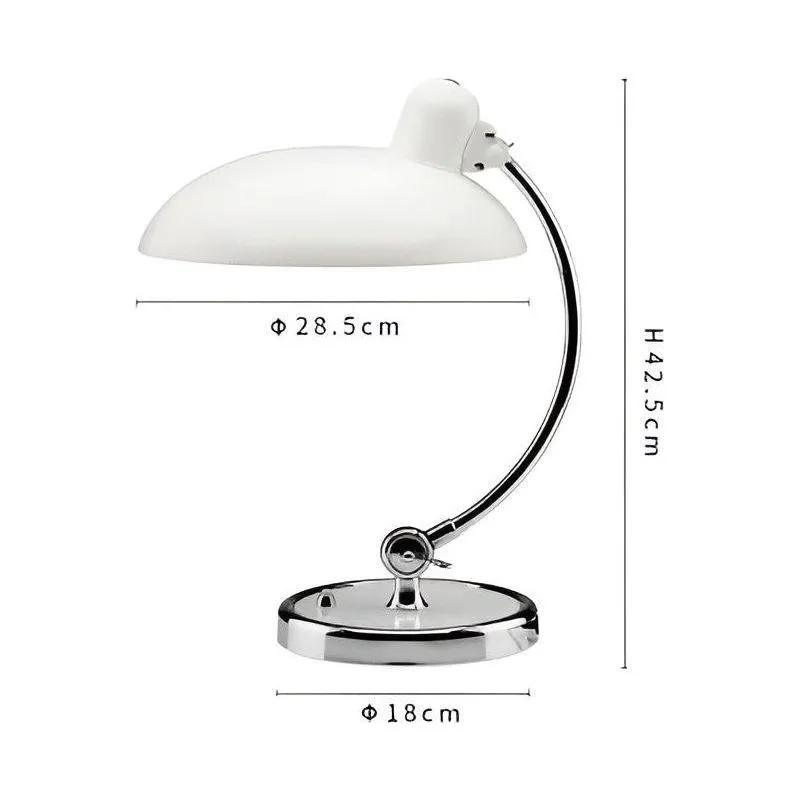 RetroChic Tischlampe - Skandinavische Minimalistische Nachttischlampe