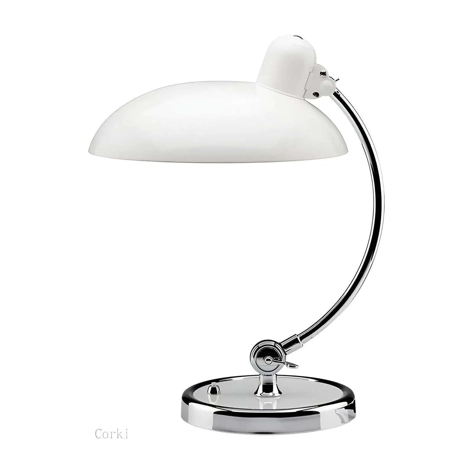 RetroChic Tischlampe - Skandinavische Minimalistische Nachttischlampe