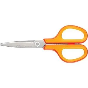 Rexel X3 Stainless Steel Scissors - Orange