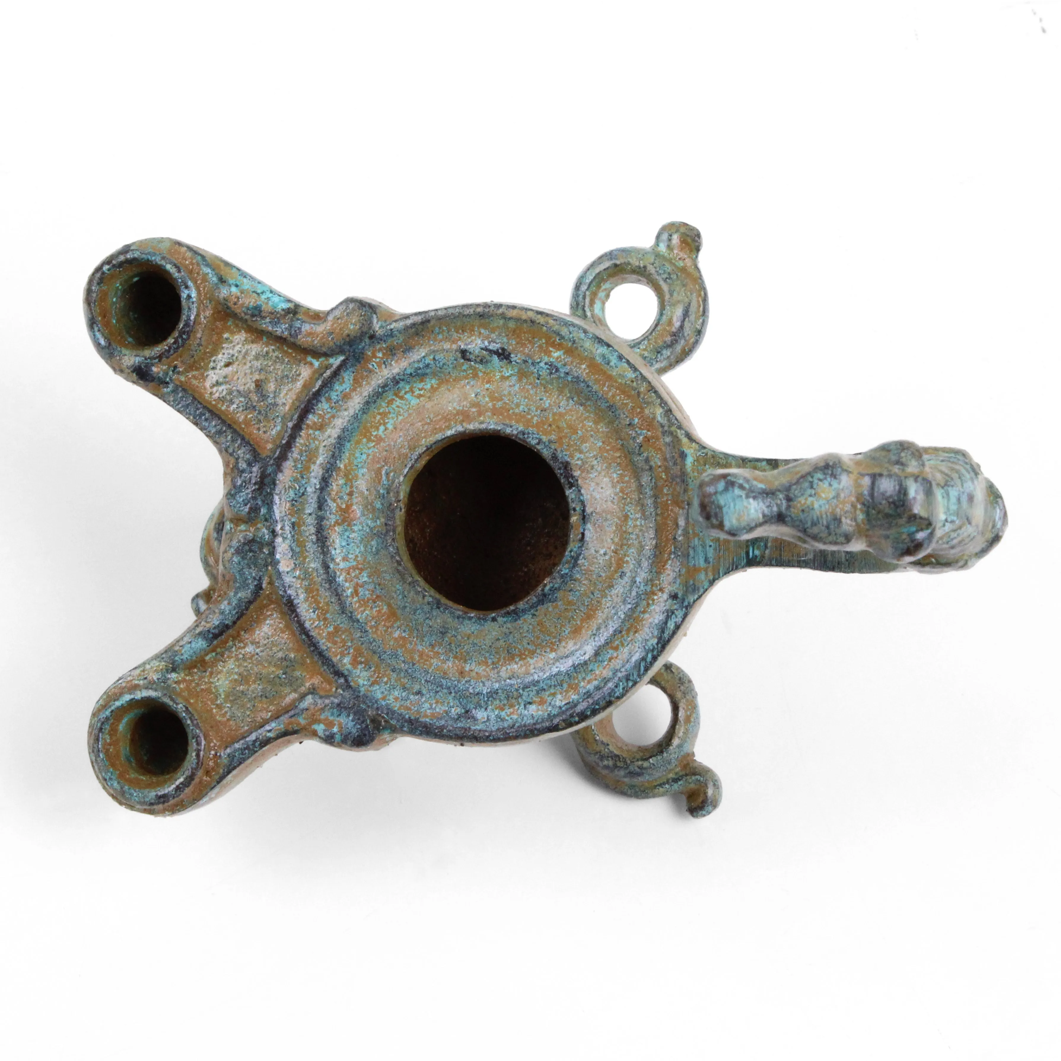 Roman Bronze Oil Lamp