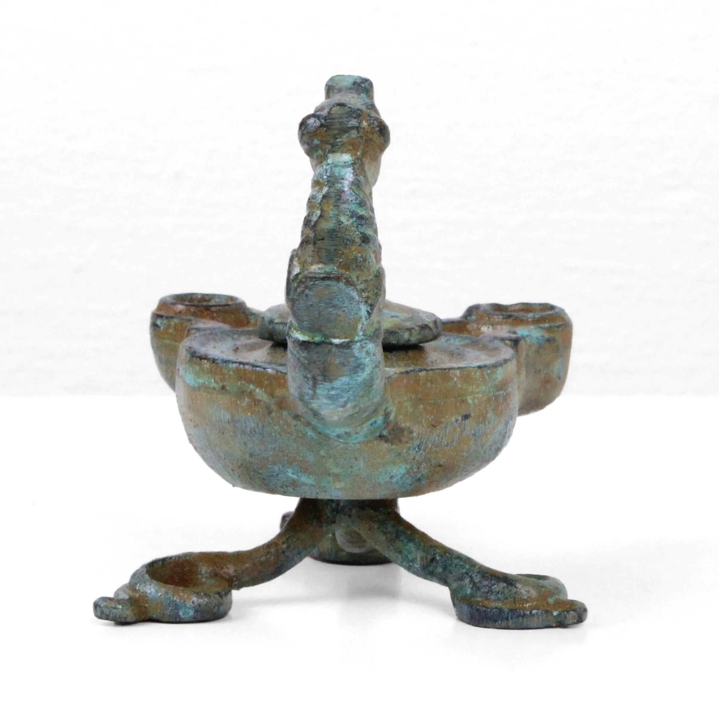 Roman Bronze Oil Lamp