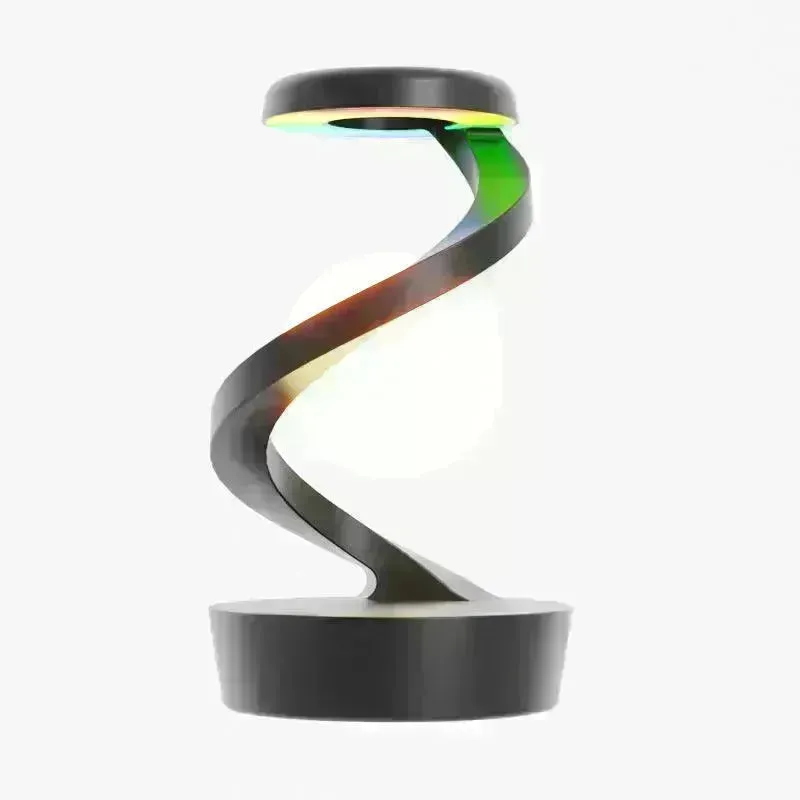 Rotating Moon Desk Night Light Wireless Phone Charging LED Night Light Decorative Desktop Night Lamp Motion Sensor Night Light