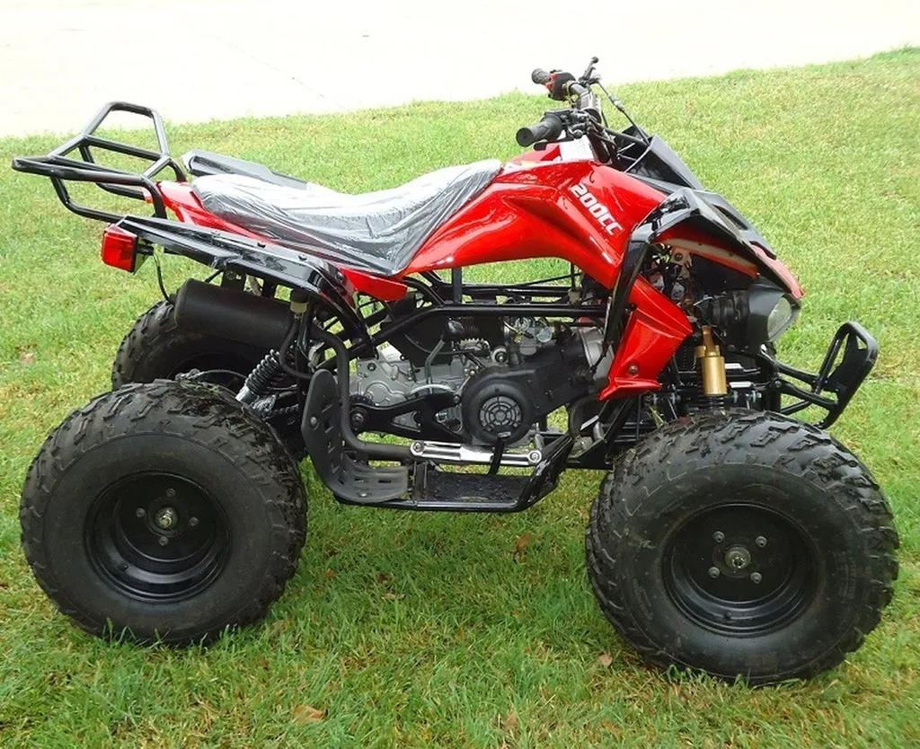 RPS Blizzard 200 Sport ATV - 200cc Full Size for Adults, Automatic with Reverse, 21-Inch Front Tires