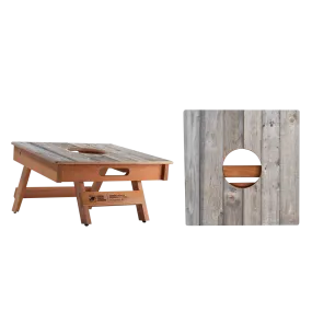 Rustic Wood Cornhole Airmail Box