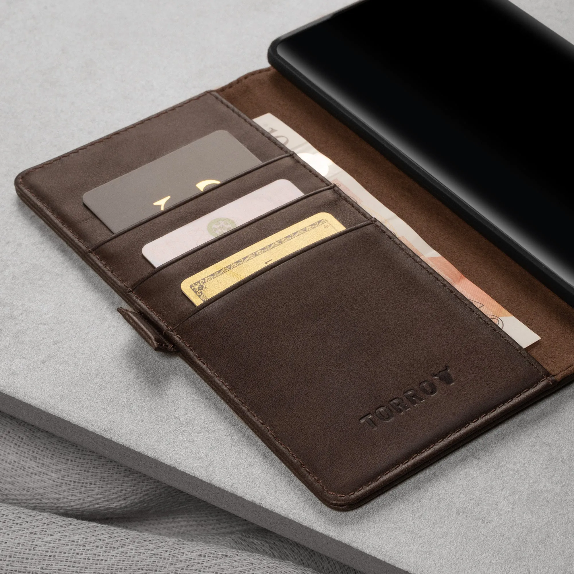 Samsung Galaxy S22 Ultra Leather Wallet Case (with Stand function)