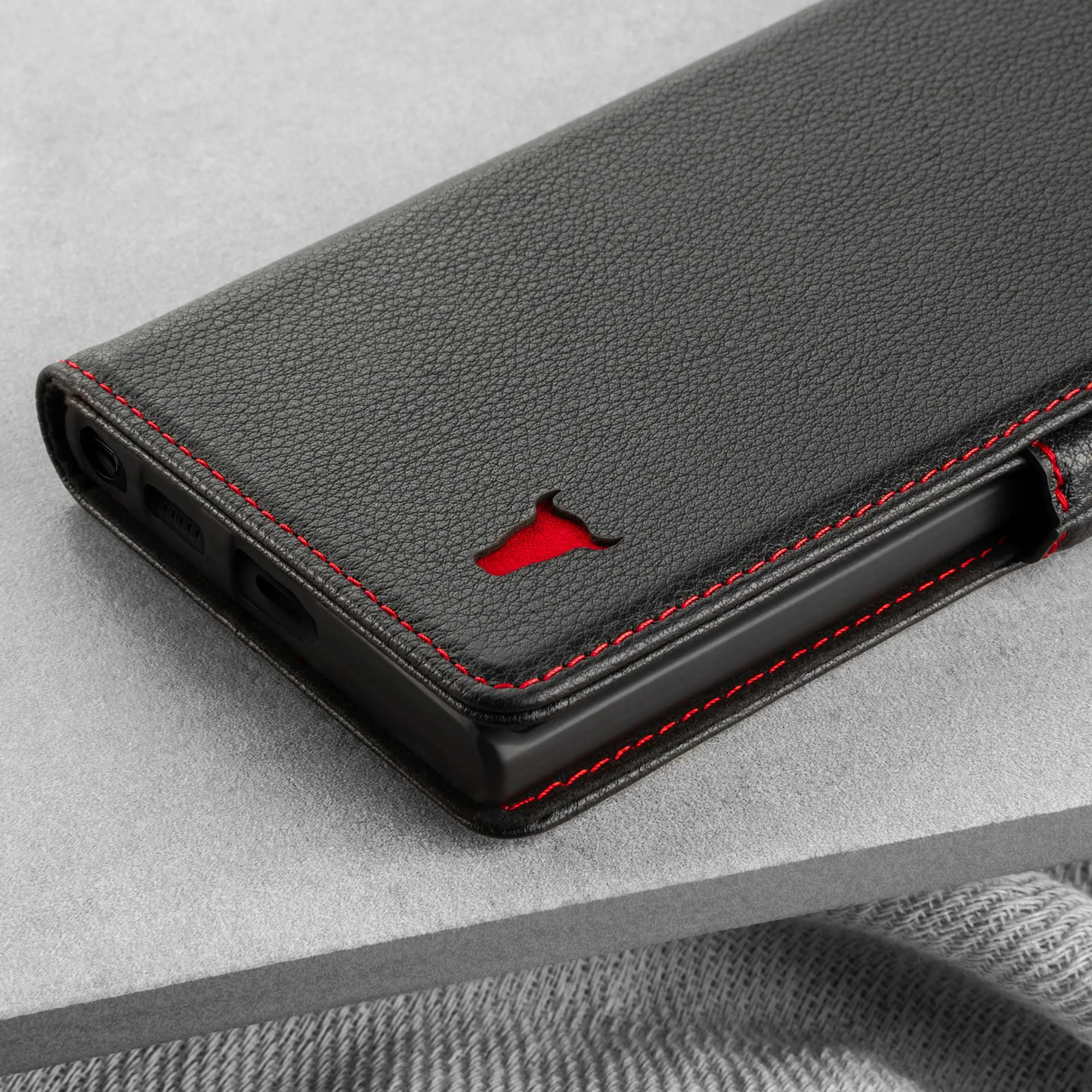Samsung Galaxy S22 Ultra Leather Wallet Case (with Stand function)