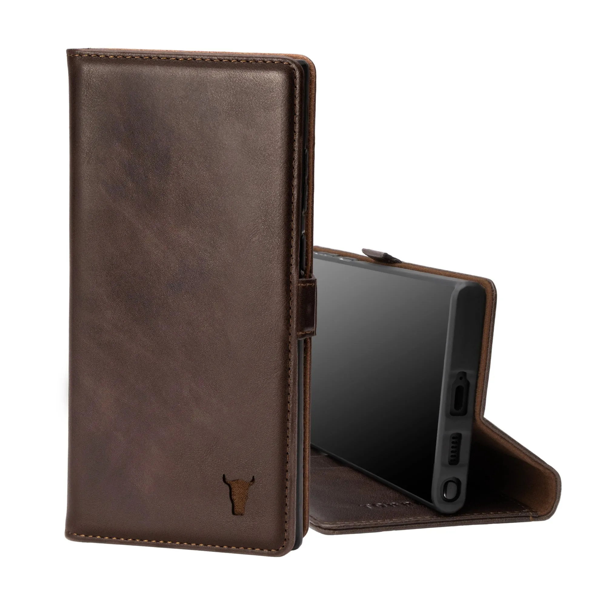 Samsung Galaxy S22 Ultra Leather Wallet Case (with Stand function)