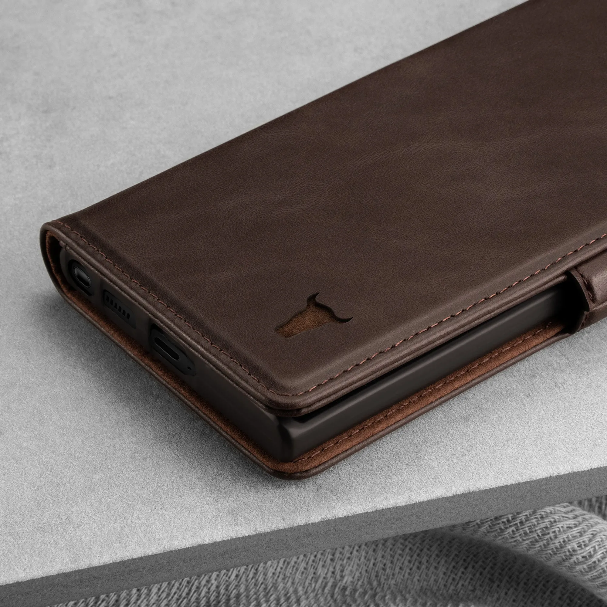 Samsung Galaxy S22 Ultra Leather Wallet Case (with Stand function)