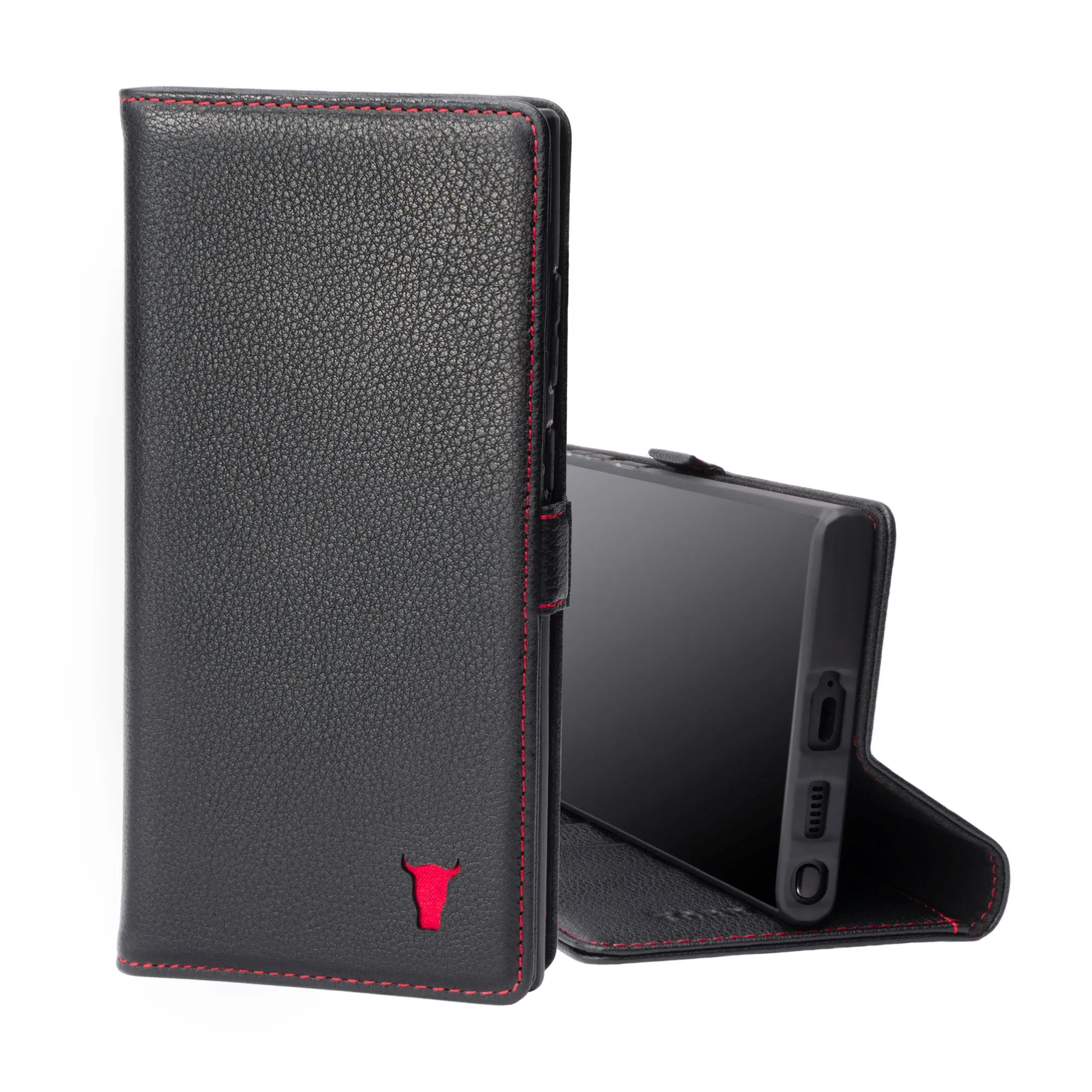 Samsung Galaxy S22 Ultra Leather Wallet Case (with Stand function)