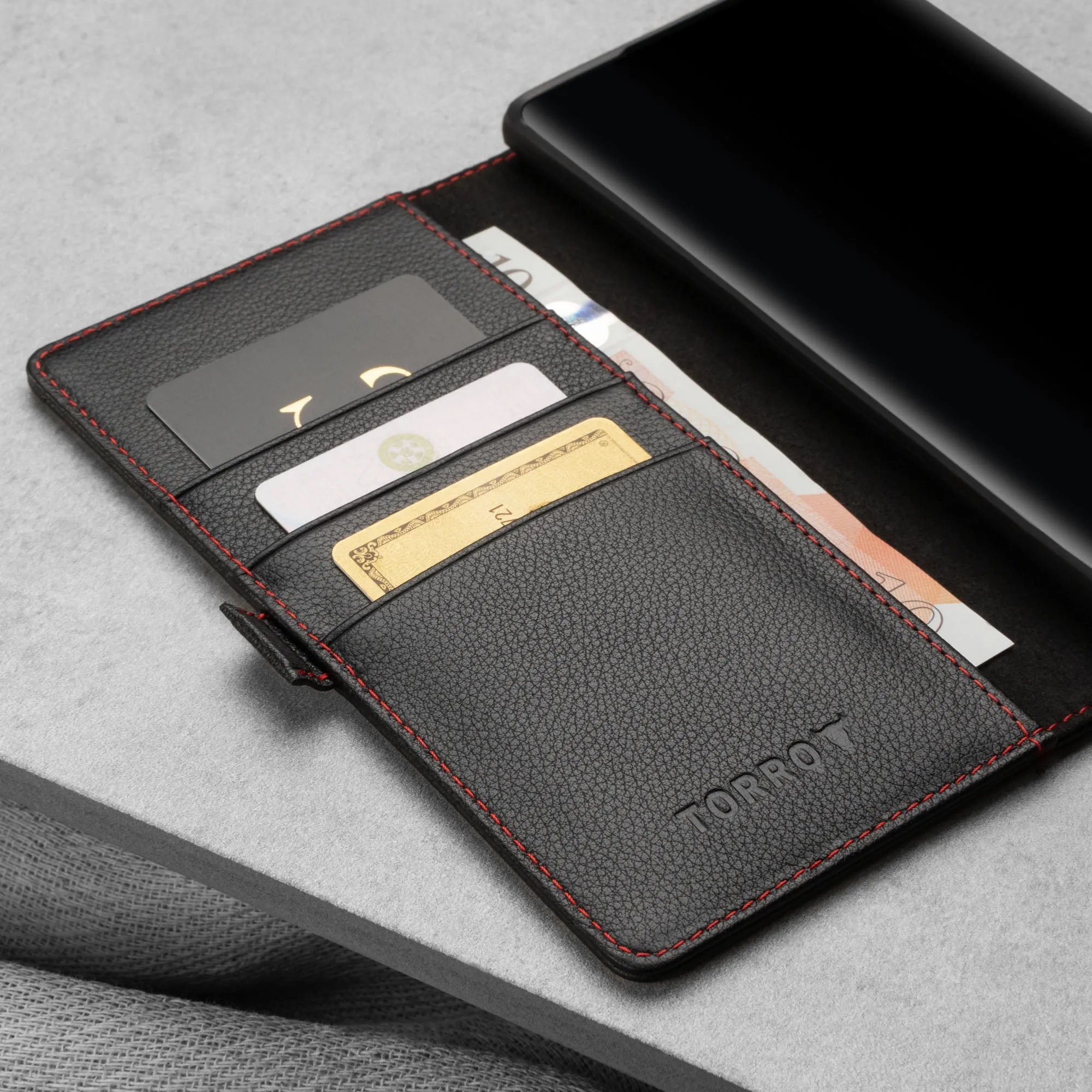 Samsung Galaxy S22 Ultra Leather Wallet Case (with Stand function)