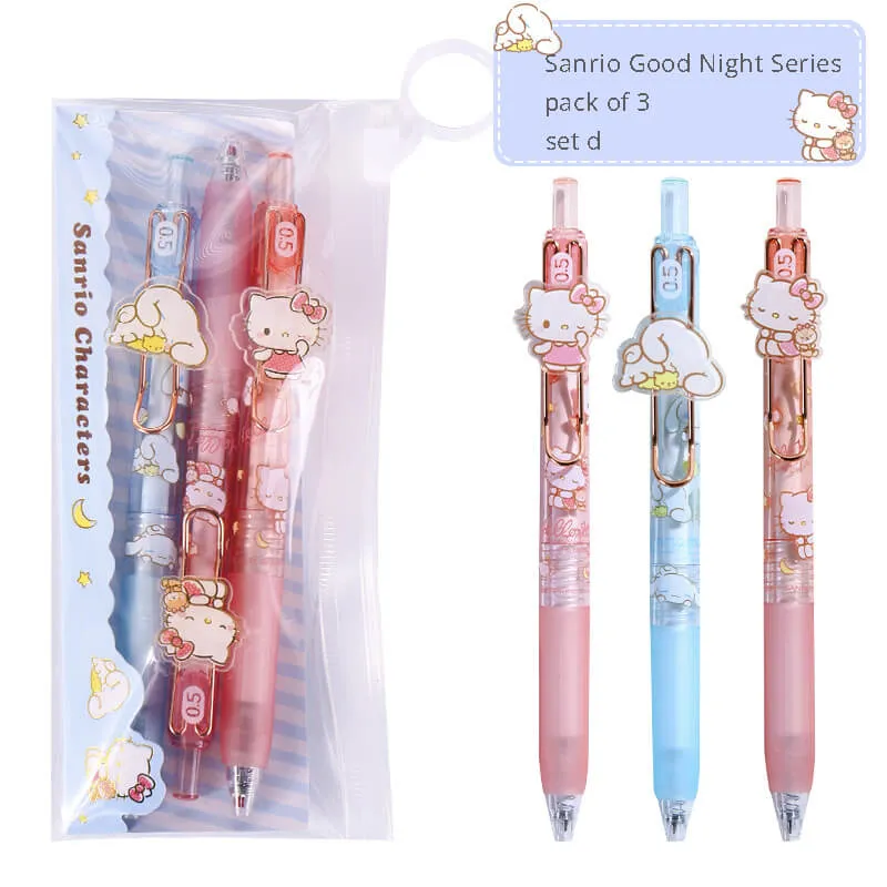 Sanrio Good Night Series Metal Clip Gel Pen