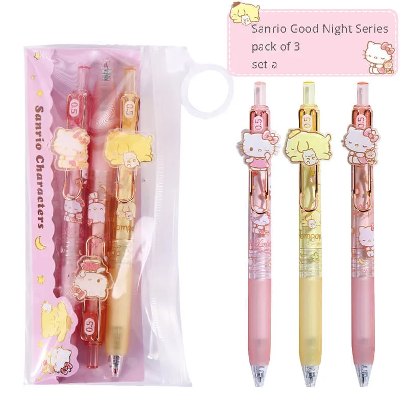 Sanrio Good Night Series Metal Clip Gel Pen