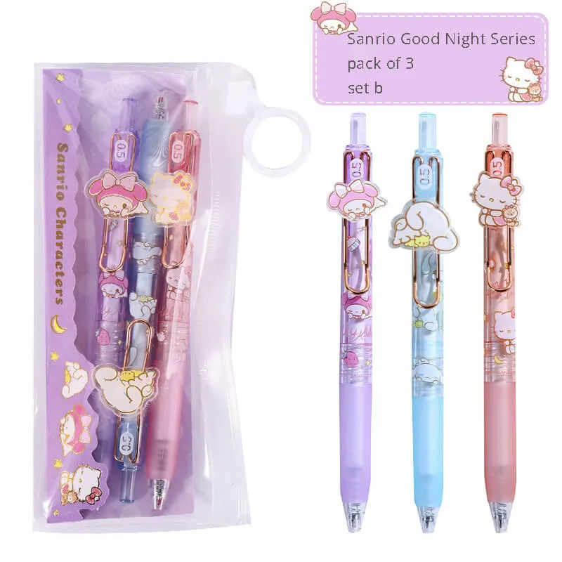 Sanrio Good Night Series Metal Clip Gel Pen