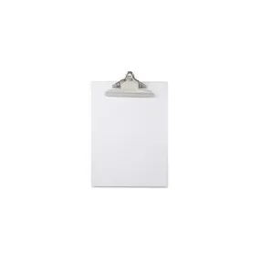 Saunders Transparent Clipboard with High Capacity Clip - 1" Clip Capacity - 8 1/2" x 11" - Plastic - Clear - 1 Each